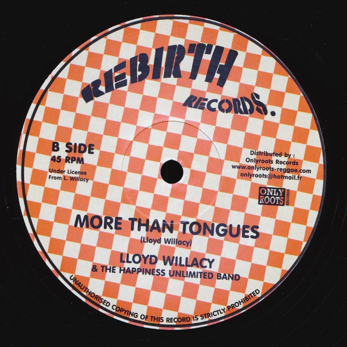 Lloyd Willacy - Bacra Massa (Extended Mix)  /  Lloyd Willacy - More Than Tongues (Extended Mix) 12" Vinyl Record