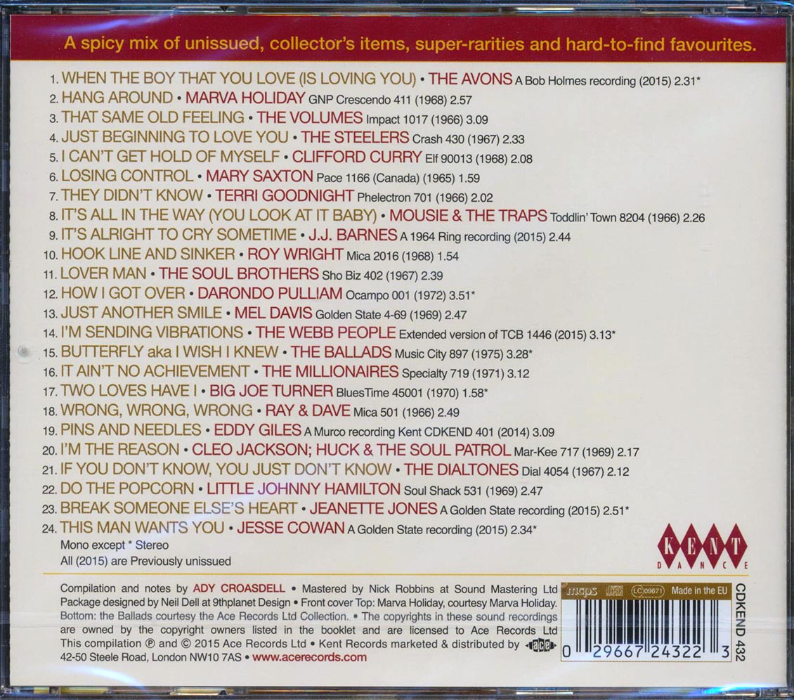 Various - Northern Soul's Classiest Rarities Volume 5 Music CD