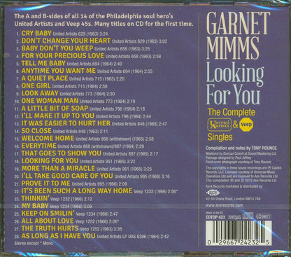 Garnet Mimms - Looking For You: The Complete United Artists & Veep Singles Music CD