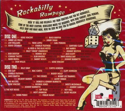 Various - Rockabilly Rampage: 50 Crucial Rockabilly Recordings (2xCD) Music CD