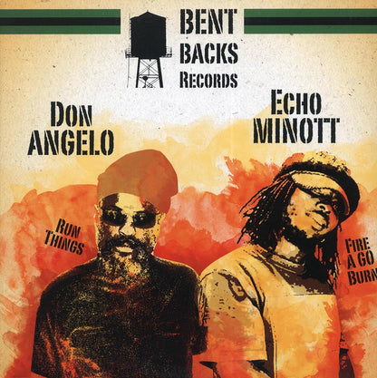 Echo Minott - Fire A Go Burn (Extended Mix)  /  Don Angelo - Run Things; Hypa - Mr. Bad Dub 12" Vinyl Record