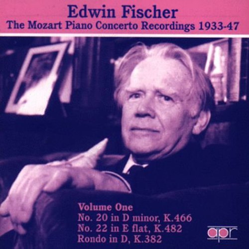 the album cover for EDWIN FISCHER - Mozart Piano Recordings-1933-4