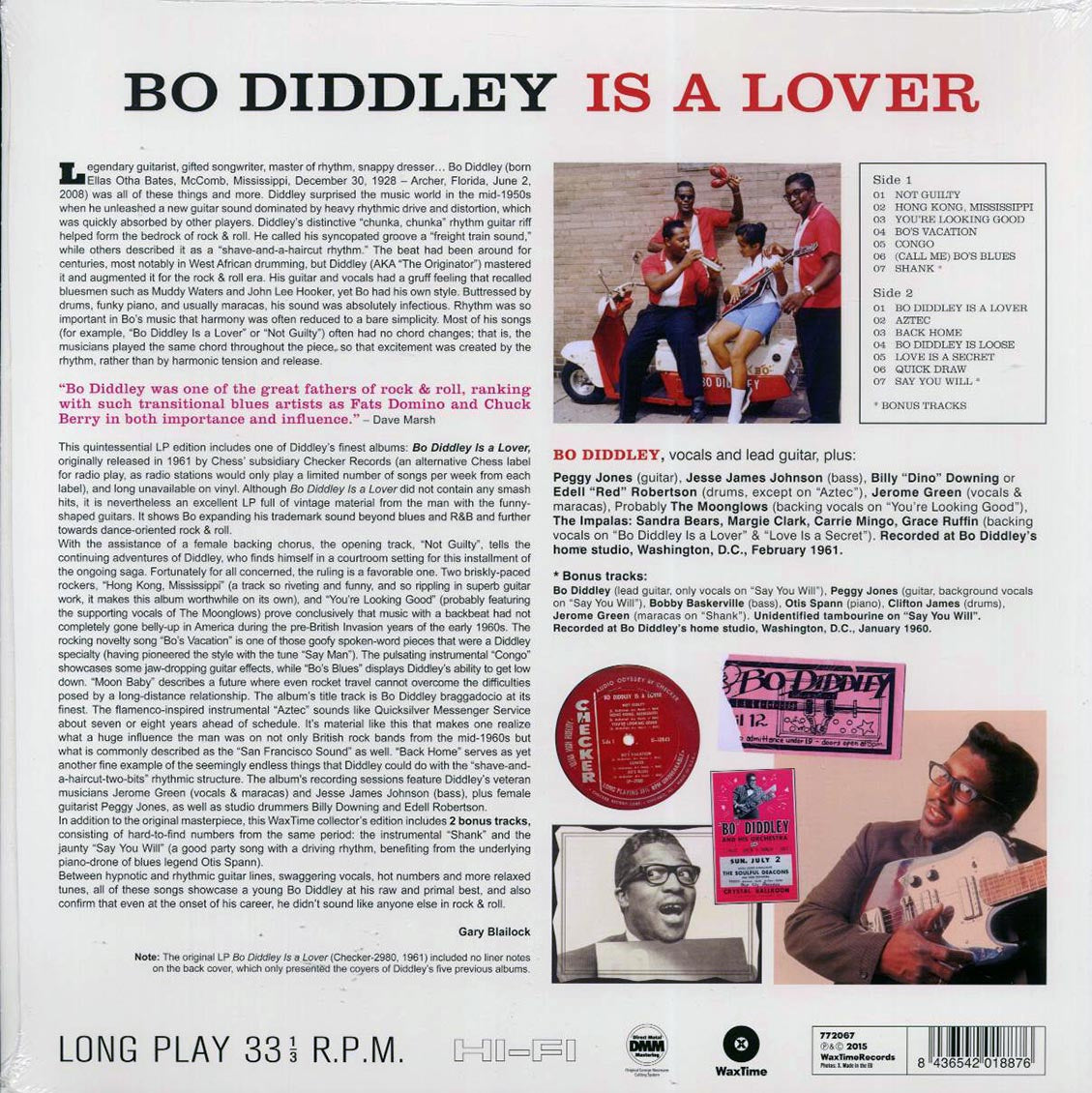 Bo Diddley - Bo Diddley Is A Lover (ltd. ed.) (180g) Vinyl Record
