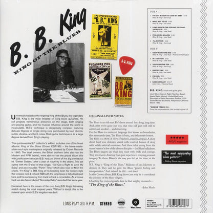BB King - King Of The Blues (+bonus track) (ltd. ed.) (180g) Vinyl Record