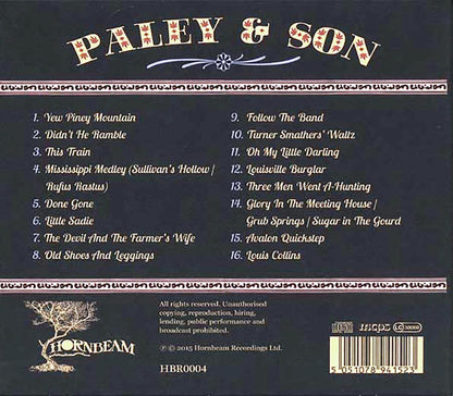 Paley & Son Paley & Son Music CD