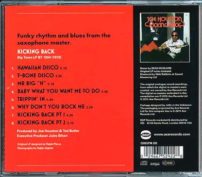 Joe Houston - Kicking Back Music CD