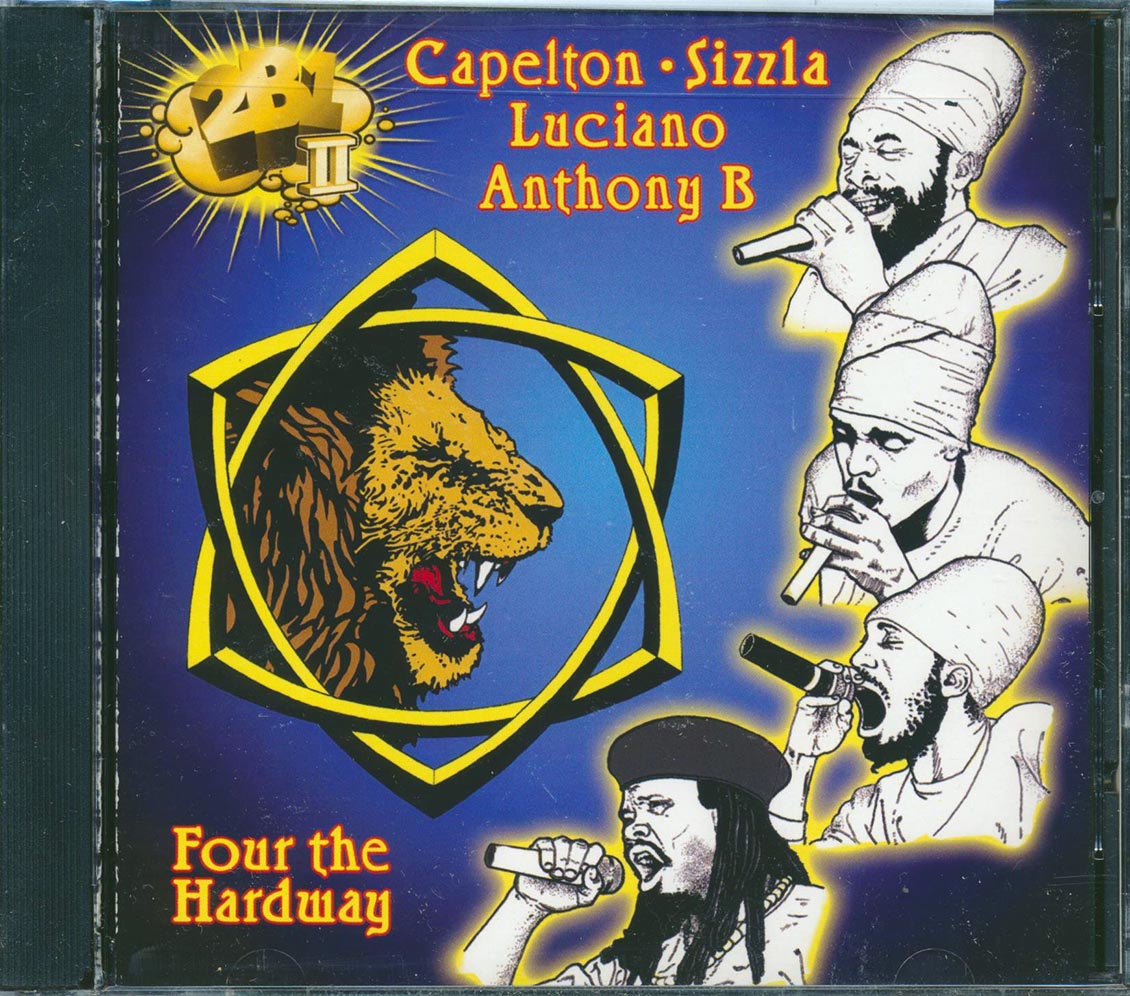 Capleton, Sizzla, Luciano, Anthony B - Four The Hard Way Music CD