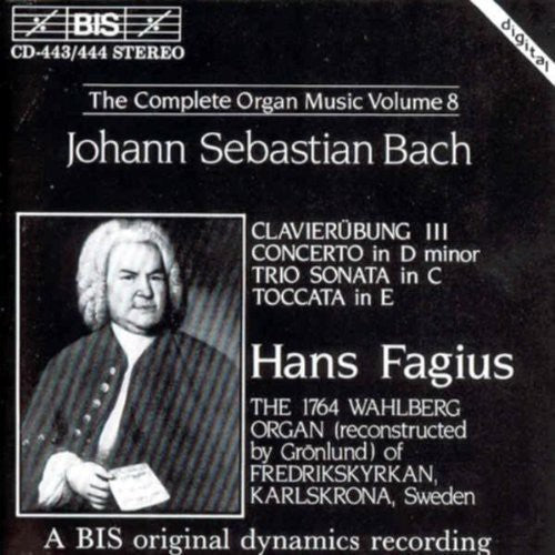 Bach / Fagius - Organ Music 8 - Music CD