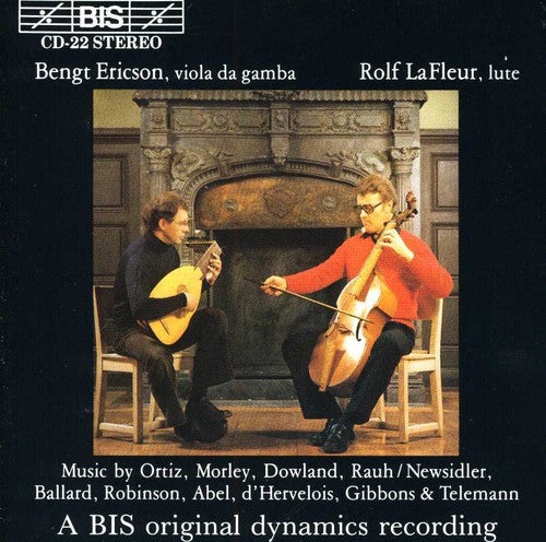 Ortiz / Morley / Ericson / La Fleur - Viola Da Gamba & Lute - Music CD