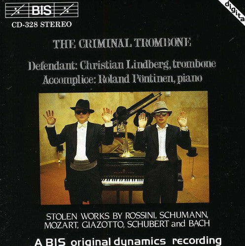 the album cover for CHRISTIAN LINDBERG - Criminal Trombone