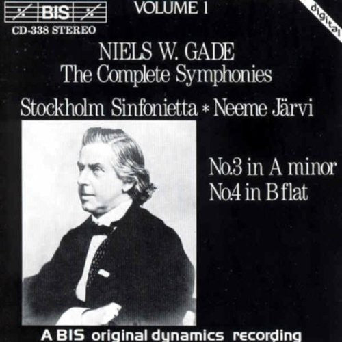 Gade / Jarvi / Stockholm Sinfonietta - Symphonies 3 & 4 - Music CD