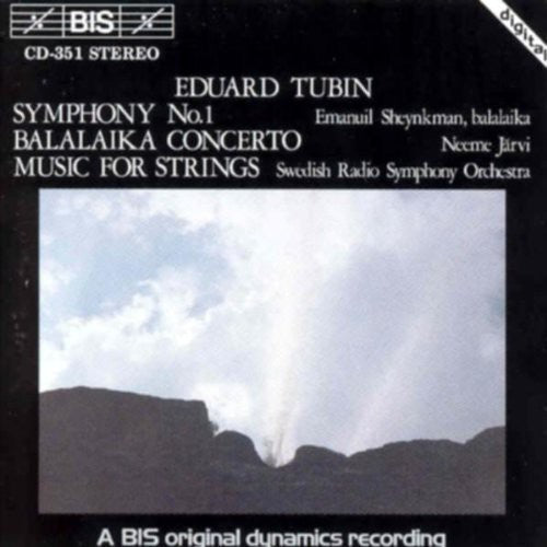 Tubin / Sheynkman / Jarvi / Swedish Rso - Balalaika Concerto / Symphony 1 - Music CD