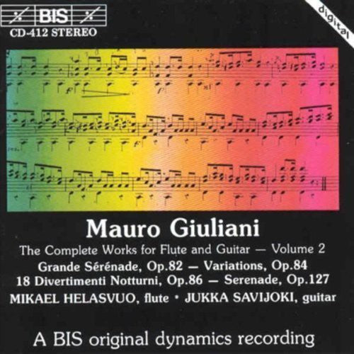 Giuliani / Helasvuo / Savijoki - Complete Works For Flute & Guitar 2 - Music CD