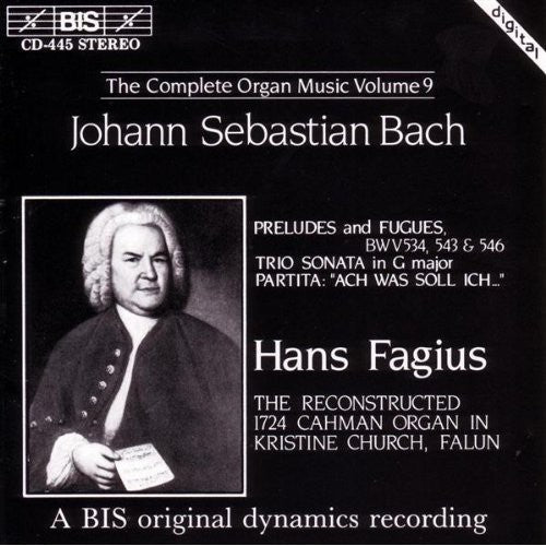 the album cover for HANS FAGIUS - Organ Works 9