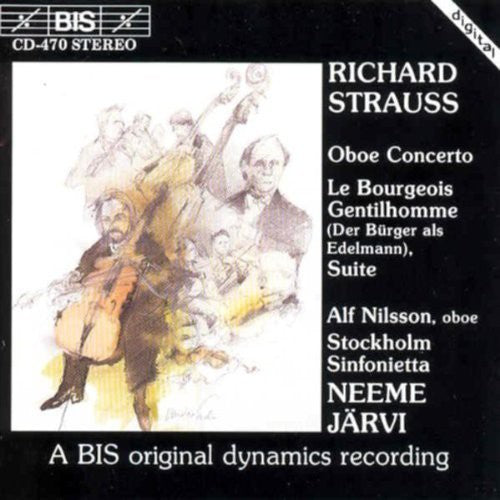 Strauss,r. / Nilsson / Jarvi / Stockholm Sinfonie - Oboe Concerto / Le Bourgeois Gentilhomme - Music CD
