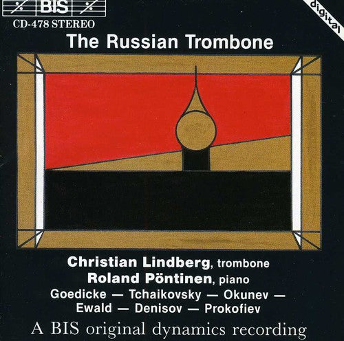 the album cover for CHRISTIAN LINDBERG - Russian Trombone