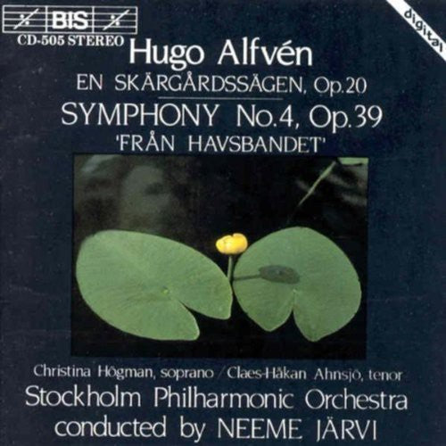 the album cover for Neeme JÃ¤rvi - Symphony 4 / en Skargardssagen