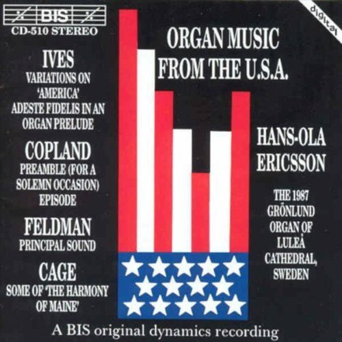 the album cover for HANS-OLA ERICSSON - Organ Music from the U.S.A. / Various