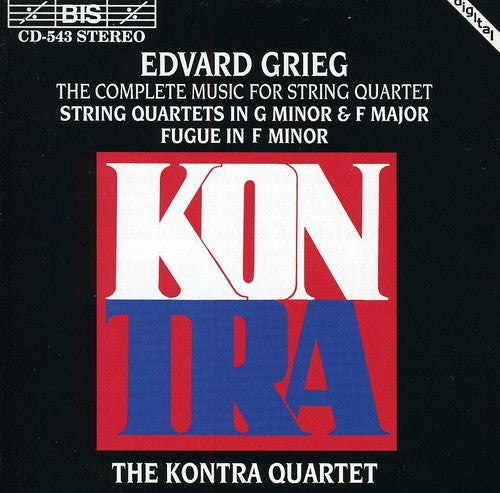 Grieg / Kontra Quartet - Complete Music From String Quartet - Music CD