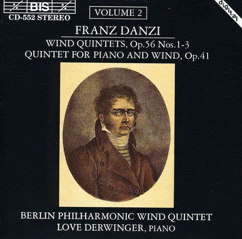 Danzi / Derwinger / Berlin Philharmonic Wind Qnt - Wind Quintets Op56 - Music CD
