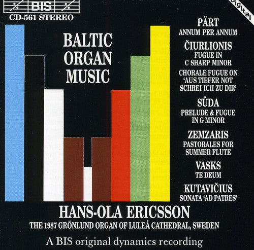the album cover for HANS-OLA ERICSSON - Baltic Organ Music / Various