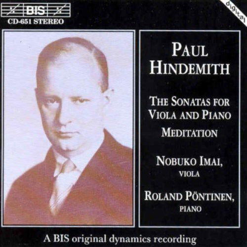 Hindemith / Imai / Pontinen - Sonatas For Viola & Piano - Music CD