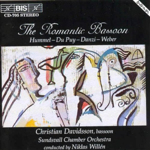 the album cover for Christian Davidsson - Romantic Bassoon