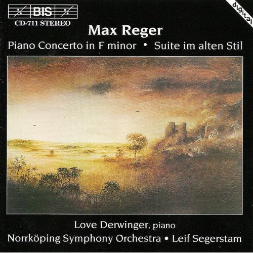 Reger / Derwinger / Segerstam / Norrkoping Sym - Piano Concerto - Music CD