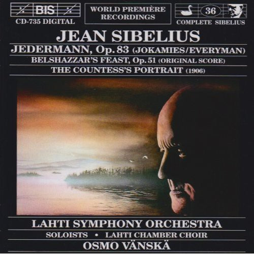 Sibelius / Vanska / Lahti Symphony Orchestra - Jedermann / Belshazzar's Feast / Countess Portrait - Music CD