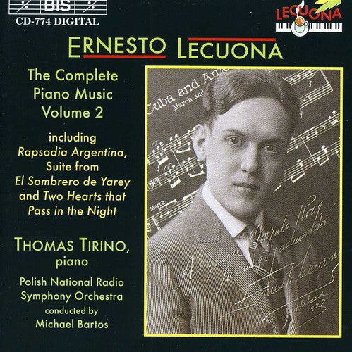 Lecuona / Tirino / Bartos / Polish Nat'l Radio So - Complete Piano Music 2 - Music CD