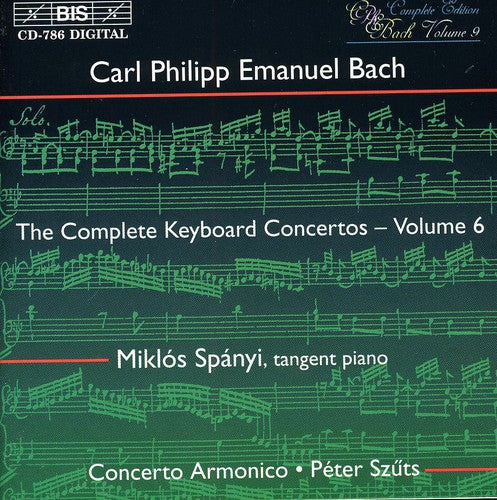 Bach,c.p.e. / Spanyi - Complete Keyboard Concerti Vi - Music CD