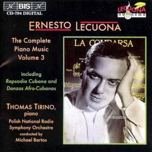 Lecuona / Tirino / Bartos / Polish Nat'l Radio So - Complete Piano Music 3 - Music CD