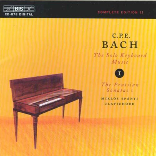 Bach,c.p.e. / Spanyi - Solo Keyboard Music 1 - Music CD