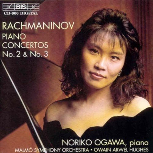 the album cover for NORIKO OGAWA - Piano Cto #2 Op.18 / Piano Cto #3 Op.30