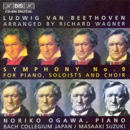 the album cover for Makoto Sakurada - Symphony #9 (1831 Wagner Piano Arrangement)
