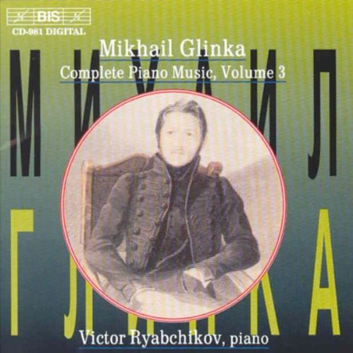 Glinka / Ryabchikov,victor - Complete Piano Music 3 - Music CD