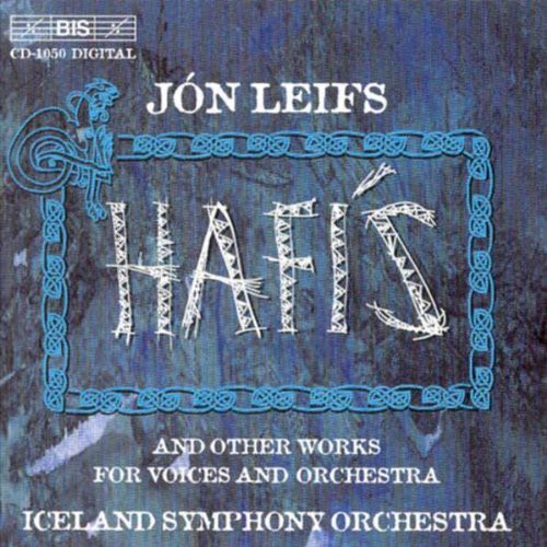 the album cover for Anne Manson - Hafis: Drift Ice / Mixed Chorus & Orch / 2 Songs