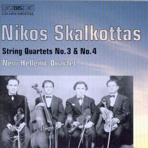 Skalkottas / New Hellenic Quartet - String Quartets 3 & 4 - Music CD