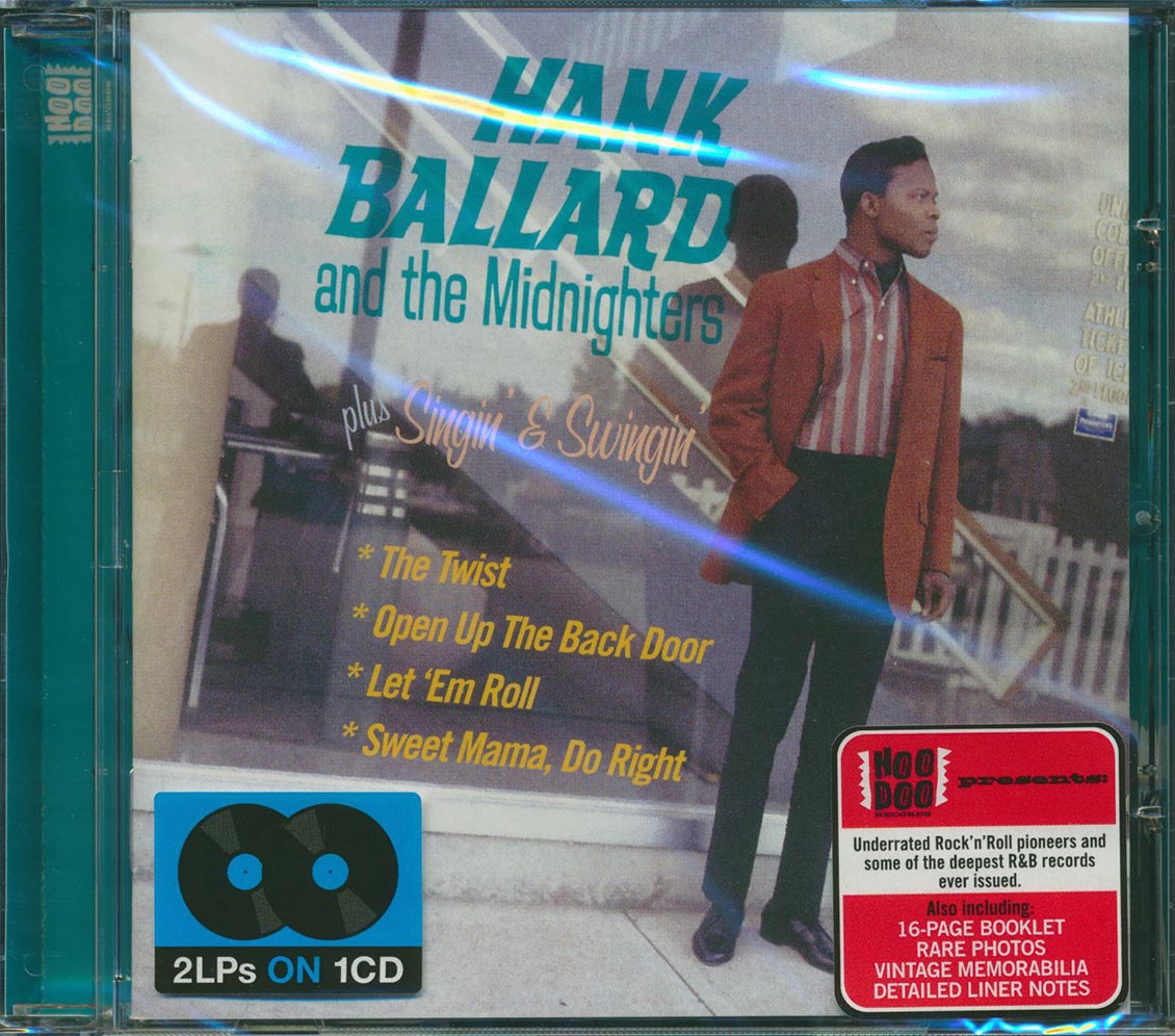Hank Ballard & The Midnighters - The Midnighters + Singin' & Swingin' Music CD