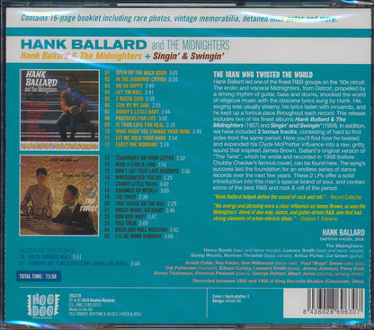 Hank Ballard & The Midnighters - The Midnighters + Singin' & Swingin' Music CD