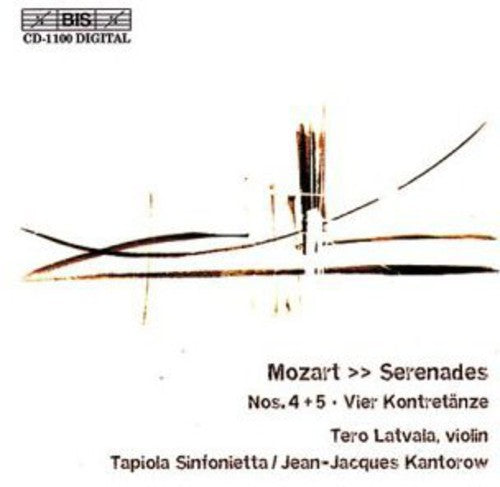 Mozart / Kantorow / Tapiola Sinfonietta - Serenades / 4 Contradances - Music CD