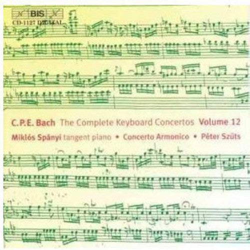 Bach,c.p.e. / Spanyi / Concerto Armonico - Complete Keyboard Concertos 12 - Music CD