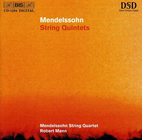 the album cover for Mendelssohn / Mann / Mendelssohn String Quartet - String Quintets