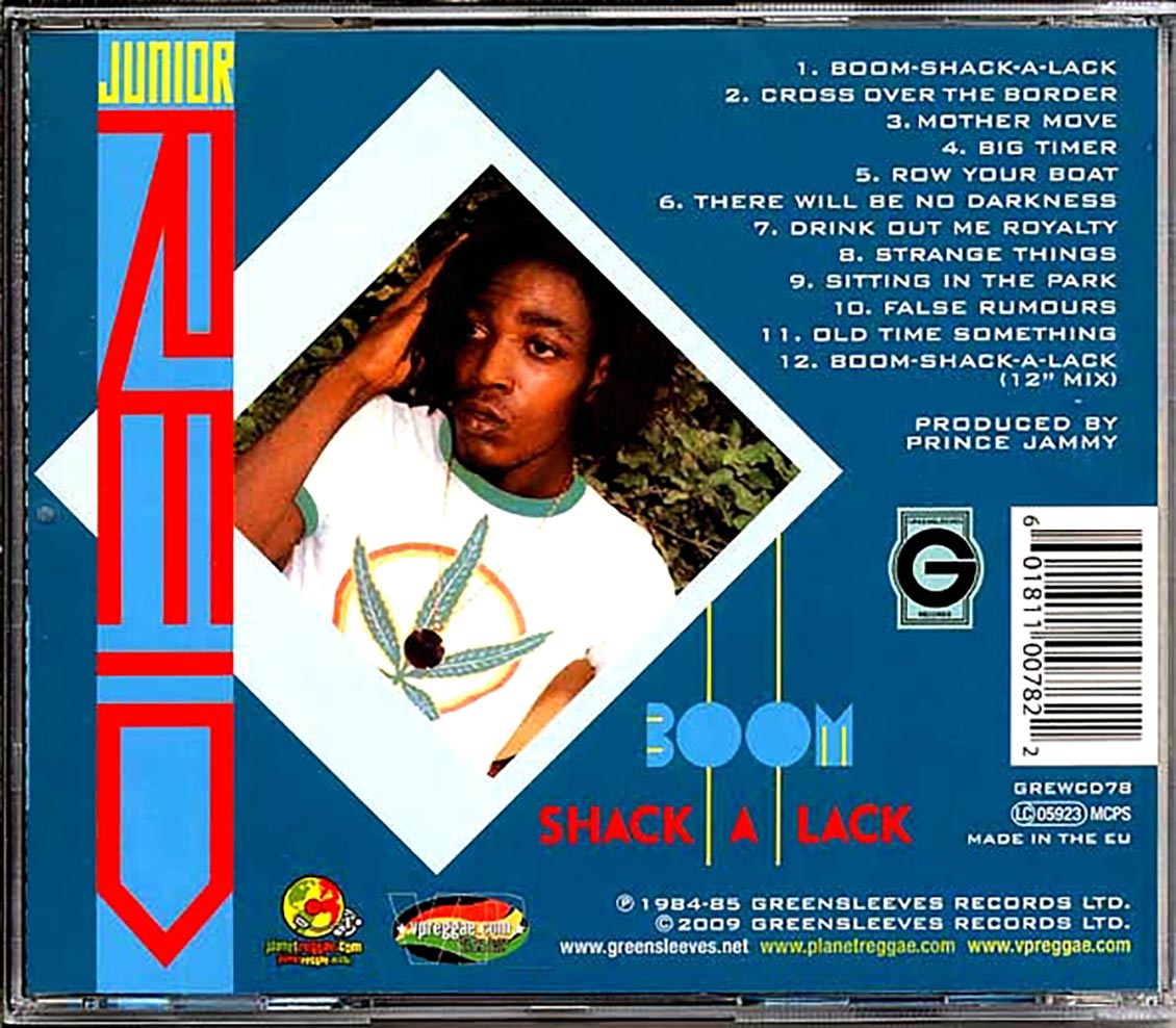 Jr. Reid - Boom Shack A Lack Music CD