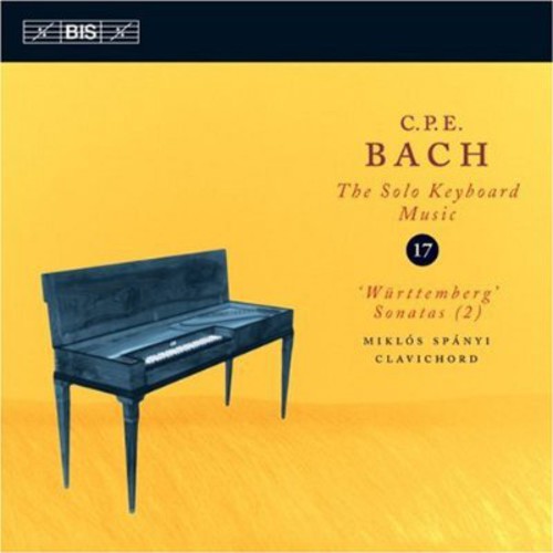 the album cover for Miklos Spanyi - Solo Keyboard Music 17