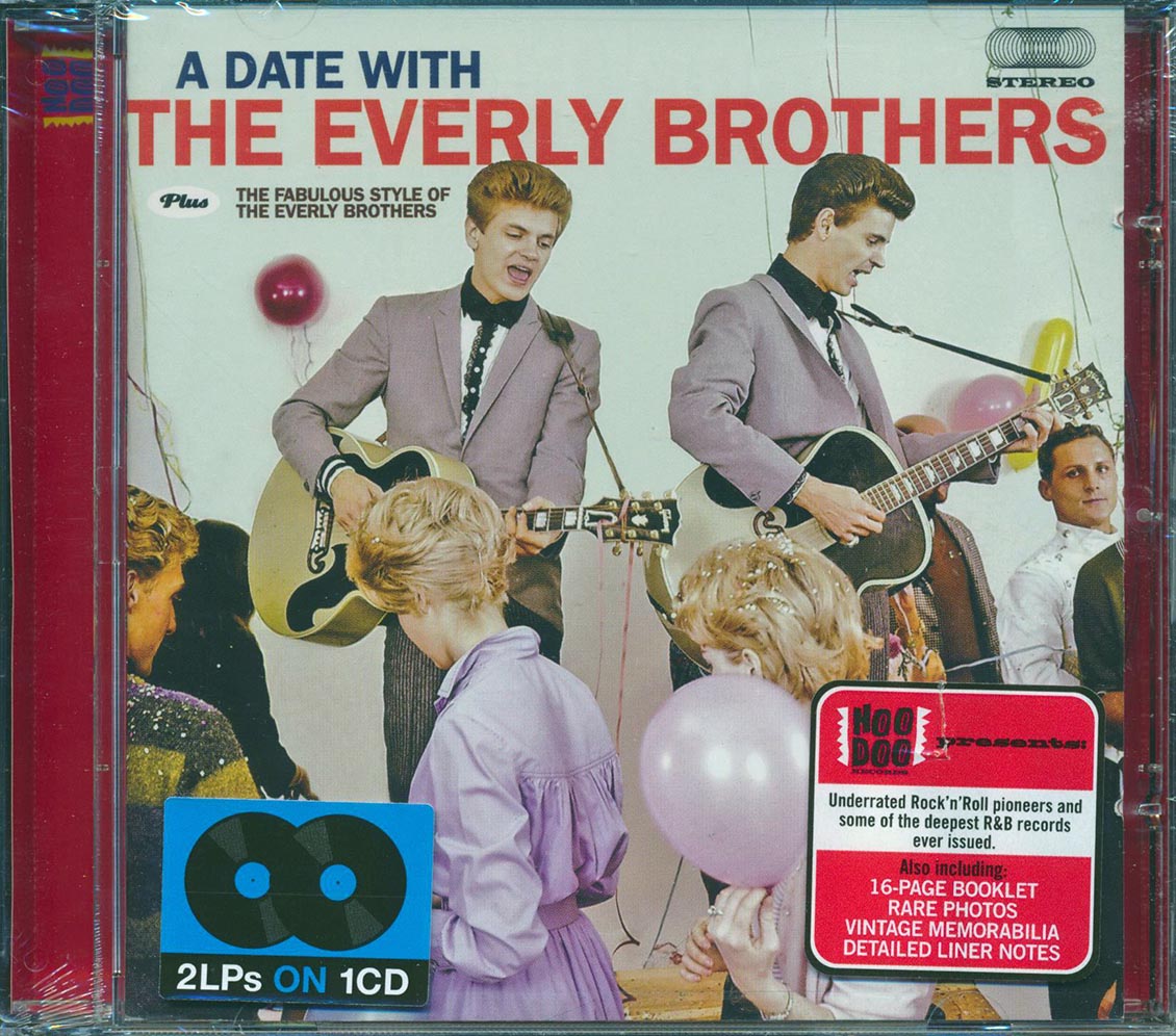 The Everly Brothers - A Date With The Everly Brothers + The Fabulous Style (2 albums on 1 CD) (30 tracks) (+6 bonus tracks) (incl. 16-page booklet) (remastered) (24-bit master Music CD