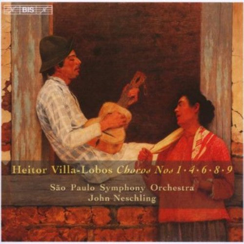 the album cover for Villa-Lobos / Zanon / Yenque / Neschiling - Choros 2