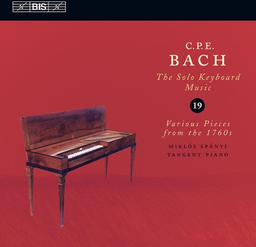 the album cover for Miklos Spanyi - Solo Keyboard Music 19