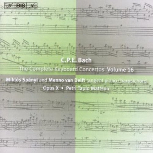 Bach / Opus X Ensemble / Mattson / Spanyi - Keyboard Concertos 16 - Music CD