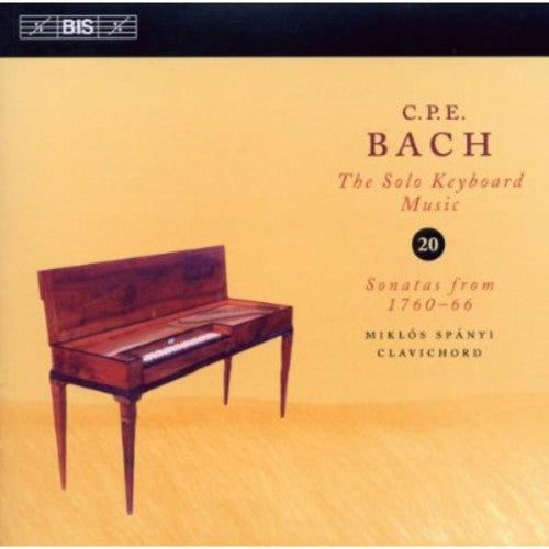 the album cover for Miklos Spanyi - Solo Keyboard Music 20
